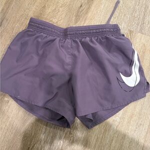 Nike Women's Lavender Athletic Shorts